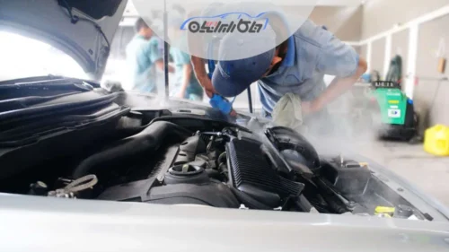 بخارشویی موتور