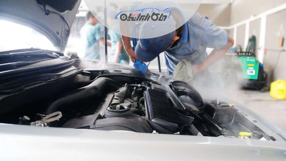 بخارشویی موتور